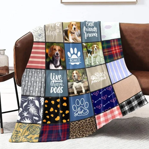 Miniatura 21 de Mantas personalizadas con foto, manta de fotos personalizada, mantas personalizadas con imagen, regalos personalizados para mujeres, hombres