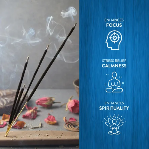Miniatura 6 de Hem Incense-OM - Varitas de incienso (120 palitos en una caja) Frescura y meditación Artículos de habitación Puja para un entorno aromático