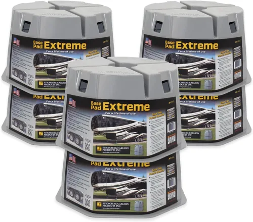 Miniatura 10 de Stromberg Carlson Base Pad Extreme – Bloque de 7 pulgadas, capacidad máxima de 6000 libras – Accesorios de caravana para remolques de viaje
