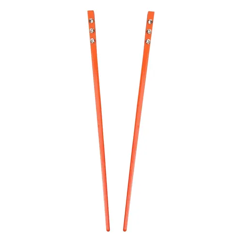 Miniatura 6 de Juego de 2 palillos de pelo con 3 diamantes - Negro