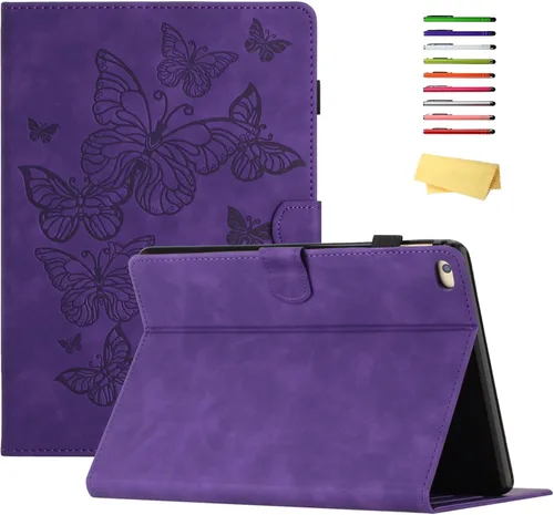 Miniatura 31 de Funda para iPad de 6ª/5ª generación de 9.7 pulgadas 2018/2017, para iPad Air 2/Air 1 con soporte, soporte para lápices, bolsillo