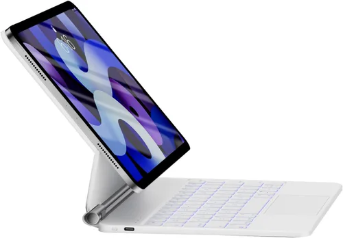 Miniatura 9 de HOU Funda de teclado para iPad Air de 11 pulgadas 2025 (M3)/2024 (M2) y iPad Pro de 11 pulgadas (4ª/3ª/2ª/1ª) generación 2022, funda para iPad Air