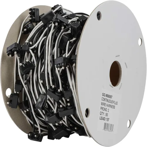 Miniatura 5 de GG Grand General 86093 Arnés de cables continuo de 2 puntas, 6 pulgadas, 200 enchufes por rollo