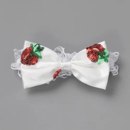 Miniatura 6 de Vestido de cumpleaños de cereza y fresa para niñas pequeñas con diadema, traje de princesa para sesión de fotos