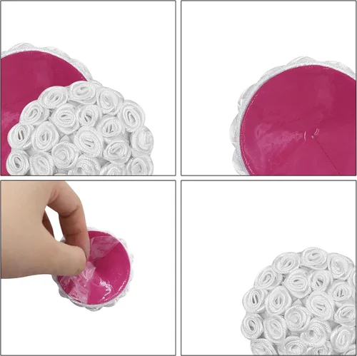 Miniatura 3 de Sujetador redondo reutilizable de silicona para mujer, pétalos de pecho sexy
