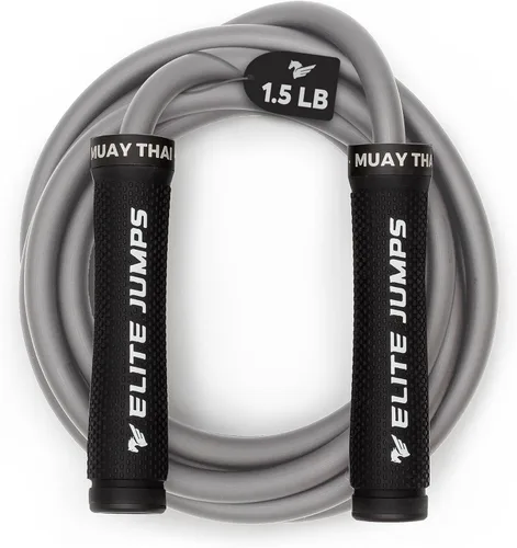 Muay Thai 3.0 Weighted Jump Rope for Men & Women - Professionally Designed for High-Intensity Training | Muay Thai, MMA & Fitness Jump Rope - Full