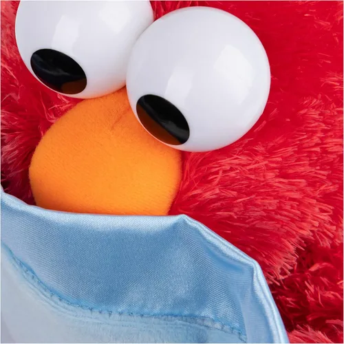 Miniatura 8 de GUND Sesame Street - Peluche animado oficial de Peek-a-Boo Elmo de Muppet de Plaza Sésamo, juguete sensorial de felpa prémium para edades de 18 Azul