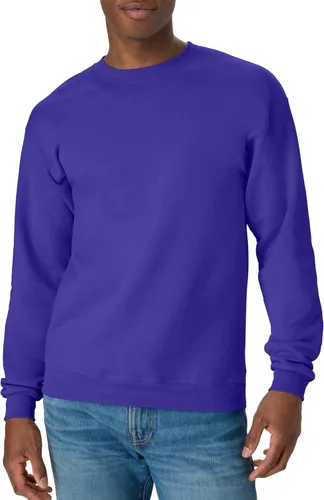 Miniatura 37 de Hanes EcoSmart - Sudadera de forro polar con cuello redondo para hombre, disponible en tallas grandes y altas, paquete de 1 o 2