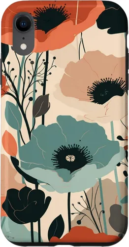 Miniatura 24 de Funda para iPhone 11 Pro Max Minimal Poppy Flower Boho Floral Cute Aesthetic