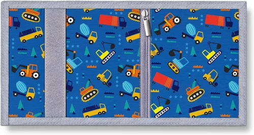 Miniatura 3 de TATAANTY Billetera para niños y niñas de 3 a 16 años, billeteras plegables con bolsillo para monedas con cremallera para niños pequeños, Car4, Coche