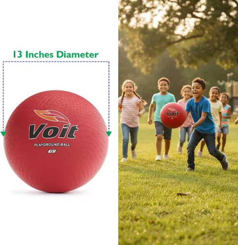 Miniatura 2 de Voit Pelota de juegos infantil, 13 pulgadas, color rojo