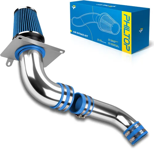 Miniatura 17 de PHILTOP Kit de entrada de aire frío de 3.7" Sistema compatible con Ford F250/F350/F450/F550 Super Duty 2003 2004 2005 2006 2007 V8 6.0L, Excursion
