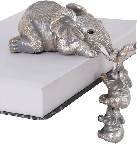 Miniatura 4 de Decoración de estatua de elefante dorado, figuras de elefante que traen buena suerte, salud, fuerza, oficina, estante de TV, estante, sala de estar