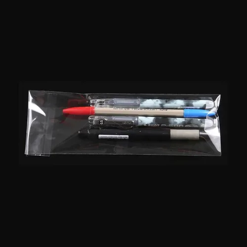 Miniatura 6 de Bolsas de celofán resellables transparentes de 3 x 11 pulgadas de largo, 200 unidades, bolsas de celofán autosellantes para barras de pretzel