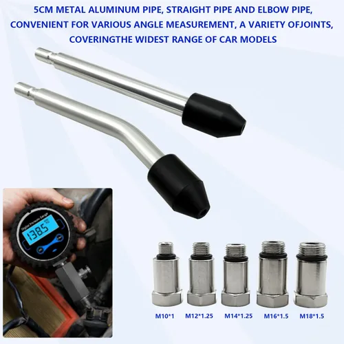 Miniatura 7 de ZKTOOL Comprobador de Compresión Digital LCD Automotriz, Medidor de Compresión Digital 250 PSI, Kit de Adaptador de Comprobador de Compresión