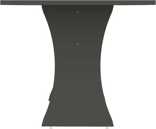 Miniatura 5 de Manhattan Comfort Coney - Mesa de comedor rectangular para 6 personas con patas de metal ajustables, superficie resistente y elegante silueta