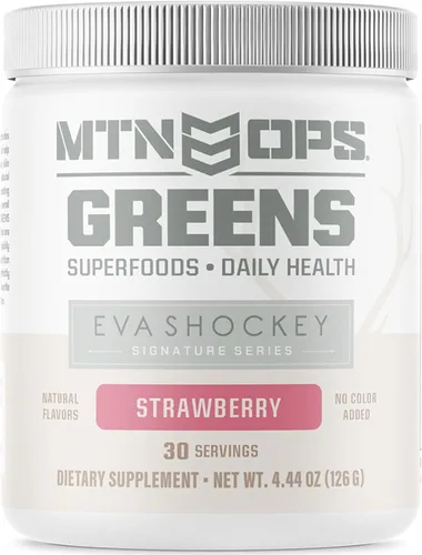 Miniatura 10 de MTN OPS Super Greens Daily Superfood Blend naturalmente endulzado con fruta de monje apoyo inmune y digestivo Verdes ricos en clorofila, polvo