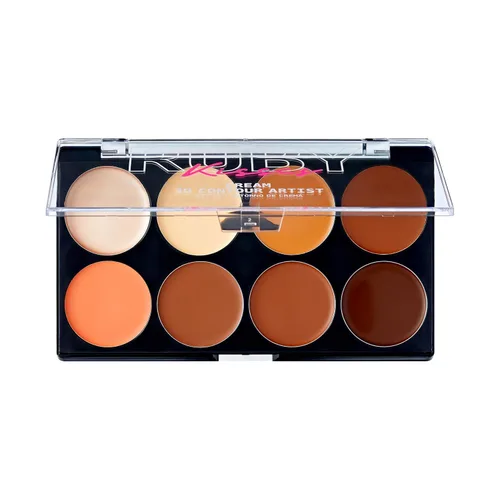 Miniatura 2 de Ruby Kisses Acabado Impecable con Paleta de Maquillaje de Contorno en Crema 3D – Ligera, Multi-Paleta, Base de Contorno, Crema, Esculpe y Destaca