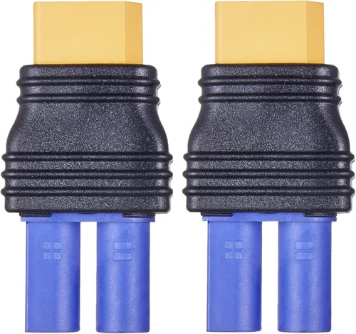 Miniatura 15 de EC3 conector macho a EC5 hembra conector adaptador para RC Lipo batería EC3 a EC5 adaptador (2 unidades)