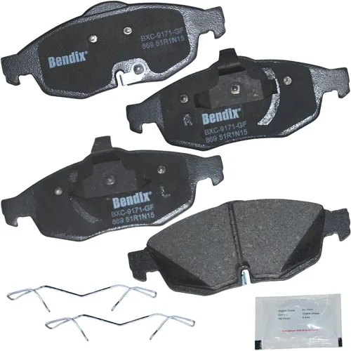 Miniatura 286 de Pastillas de freno delanteras cerámicas Bendix Priority1 CFC2302 para Hyundai Elantra 2021, Sonata 2022-2020, Kia K5 2023-2021