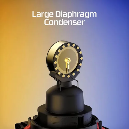Miniatura 4 de HyperX Micrófono ProCast: micrófono de condensador de diafragma grande, conexión XLR