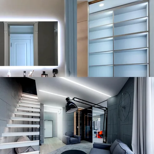 Miniatura 7 de Tira de luces LED de 5V USB, tira de luz COB de 1 m blanca, tira de luz LED corta, tira de luz LED brillante flexible de 5V para debajo del Blanco
