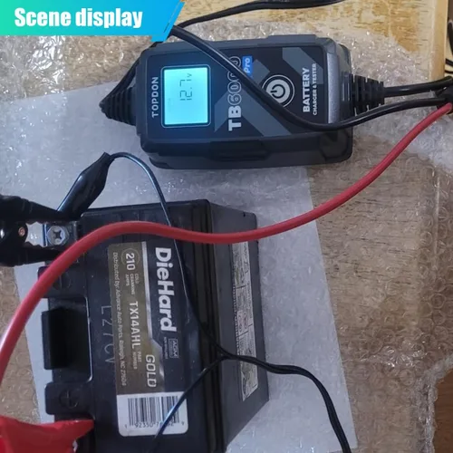 Miniatura 6 de ZIMISI Cargador de batería de plomo ácido sellado (SLA) de 12 V 1300 mA, mantenedor de cargador automático de goteo con protección contra