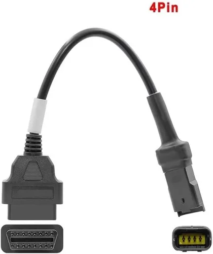 Miniatura 2 de Ajuste para Du Motocycle OBD2 a 4Pin lector de código de diagnóstico adaptador escáner cable para motocicletas Du Accesorios