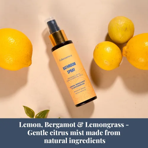 Miniatura 2 de Folkulture Aerosol de baño Citrus & Bergamot - 3.34 onzas líquidas Eliminador de olores de baño aromas para viajes y hogar, esenciales