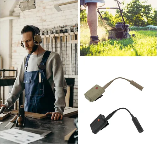 Miniatura 7 de Línea de extensión de auriculares tácticos U174 Plug PTT con Bluetooth, compatible con teléfono móvil, para COMTAC, AMP, Sordin, etc. auriculares