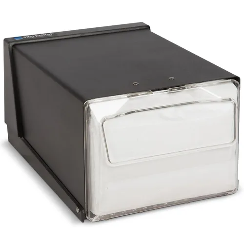 San Jamar H3001 Dispensador de servilletas de plegado completo para encimera, capacidad 300, 7-5/8 pulgadas de ancho x 5-1/2 pulgadas de alto x 11