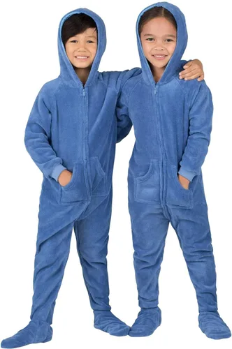 Miniatura 50 de Footed Pajamas - Pijama de una pieza de chenilla para niños pequeños Enterizo de pijama de una pieza para niños y niñas Unisex
