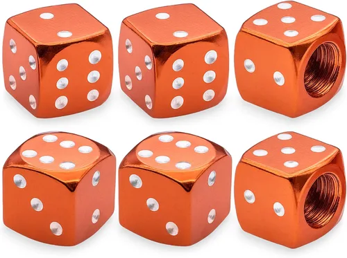 Miniatura 36 de 8 piezas de tapas de vástago de válvula de neumático, tapas de válvula de neumático de acero inoxidable, tapas de válvula de rueda para autos
