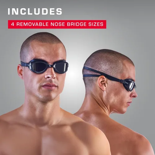 Miniatura 5 de TYR Special Ops 2.0 Swim Goggles – Racing Goggles for Adults, Anti-Fog, UV Protection, Mirrored & Non-Mirrored Lenses Negro