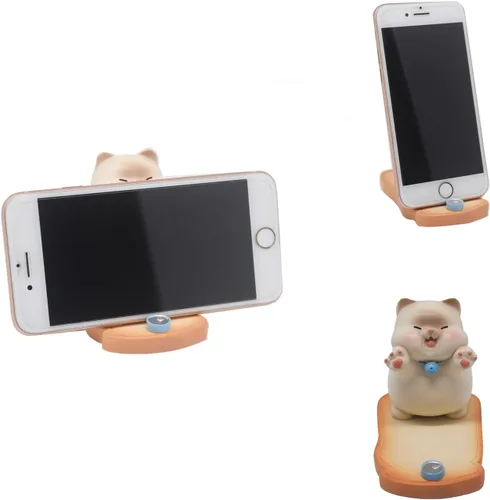 Miniatura 10 de Lindo animal dinosaurio teléfono celular titular, pequeño escritorio teléfono soporte soporte para iPhone Android Samsung Galaxy Note Aaurio