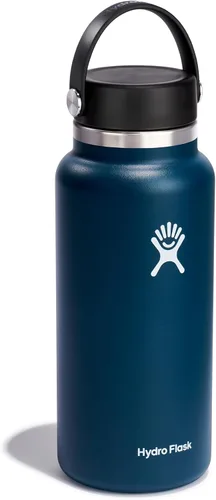 Miniatura 2 de Hydro Flask Botella de agua – Acero inoxidable con aislamiento – Tapa flexible de boca ancha, antiderrames, a prueba de fugas y recargable