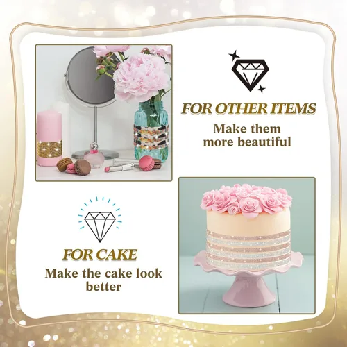 Miniatura 7 de Meanplan 15 rollos de tiras de cinta autoadhesivas con diamantes de imitación de cristal, brillantes, brillantes, colores mezclados, rollo de cinta
