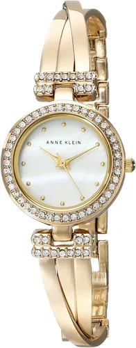 Miniatura 3 de Anne Klein Juego de reloj y pulsera con detalles de cristal prémium para mujer