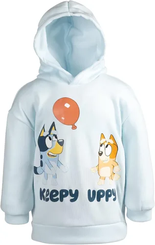 Miniatura 3 de Bluey Conjunto de sudadera con capucha y pantalones de forro polar para niños pequeños