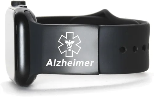 Etiqueta de Alerta Médica Personalizada Etiqueta de Identificación con Grabado Láser Personalizado para Banda de Reloj Pulsera de Identificación