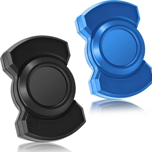 Miniatura 12 de Juguete giratorio 3 en 1 para adultos, deslizador de metal, con clicker, magnético para hombres adultos, juguete de escritorio de oficina, alivio
