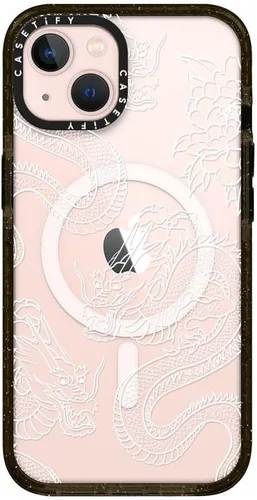 Miniatura 156 de Funda Impact de CASETiFY para iPhone 13 Pro Max con Magsafe - Estuche Claro Cuento de Invierno - Claro Negro Estuche transparente Winter Tale