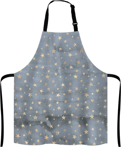 Miniatura 7 de Delantal de perros de animales, divertido delantal con cuello ajustable para hombres y mujeres, adecuado para el hogar, cocina, camarera, chef