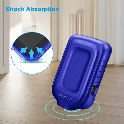 Miniatura 3 de MEDMAX Funda de silicona para Freestyle Libre 3 2/Libre Reader, ligera, a prueba de golpes, antideslizante, funda protectora de gel suave con bisel