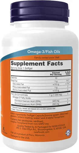 Miniatura 2 de NOW Supplements, Ultra Omega-3 Molecularmente destilado y recubierto entérico, 90 cápsulas blandas (paquete de 2)