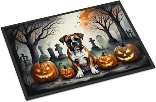 Miniatura 23 de Caroline's Treasures DAC2011MAT - Felpudo de Halloween espeluznante con diseño de Beagle, de 18 x 27 pulgadas, para interiores y exteriores