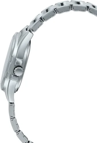 Miniatura 2 de Casio LTP1308D-9AV Reloj analógico de acero inoxidable con esfera champán con fecha y fecha para mujer, plateado, Casual
