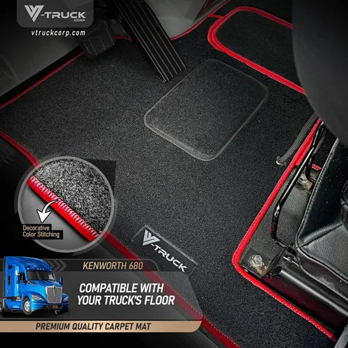 Miniatura 2 de Juego de alfombrillas para Kenworth T680 modelos de camiones