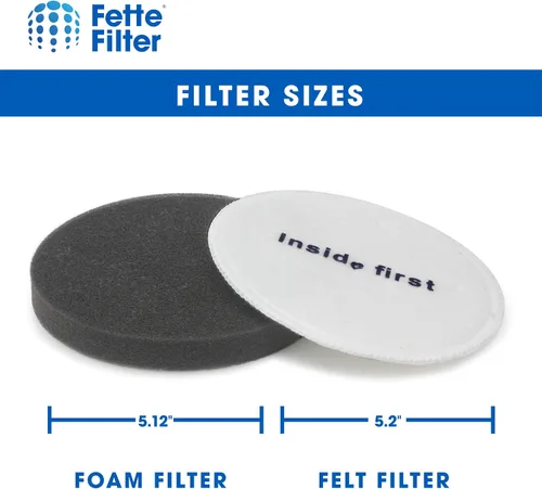 Miniatura 4 de Fette Filter, Vormotor-Schaumstofilter compatible con Eureka PowerSpeed Staubsauger NEU180, NEU180B, NEU180C, NEU182A, NEU12CT, NEU186, NEU190