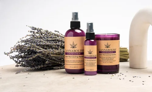 Miniatura 8 de Cannabolish Spray eliminador de olores de humo de lavanda y ambientador, 8 onzas líquidas, ingredientes naturales (paquete de 2)